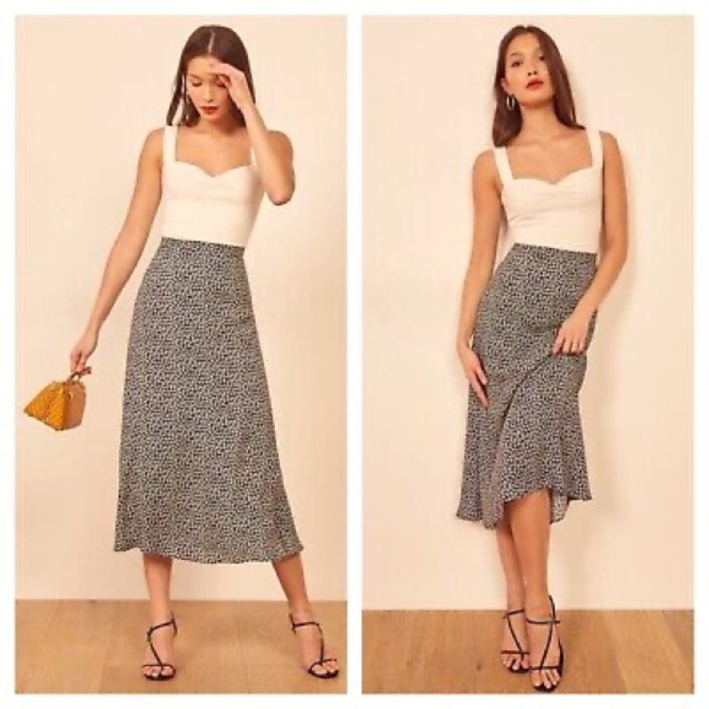 Reformation Bea Midi Skirt Ansel